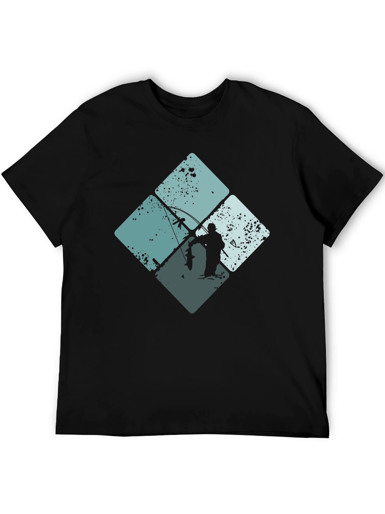 Fishing Silhouette Graphic Tee