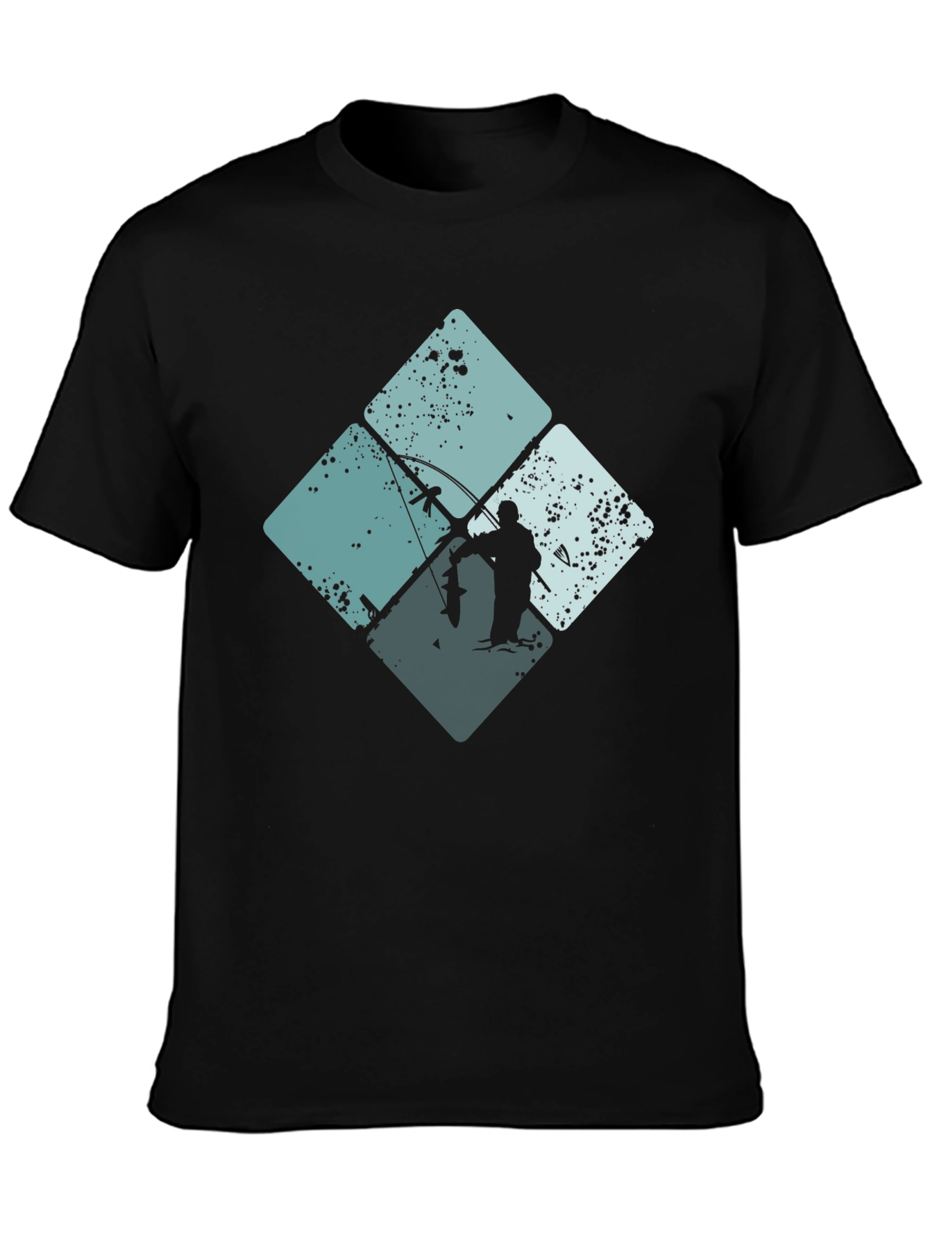 Fishing Silhouette Graphic Tee