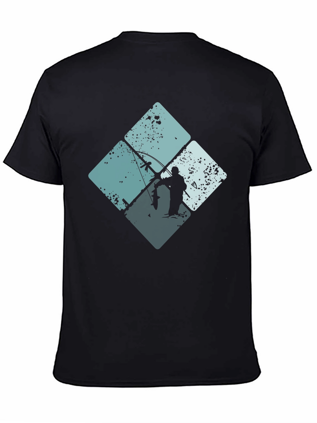 Fishing Silhouette Graphic Tee