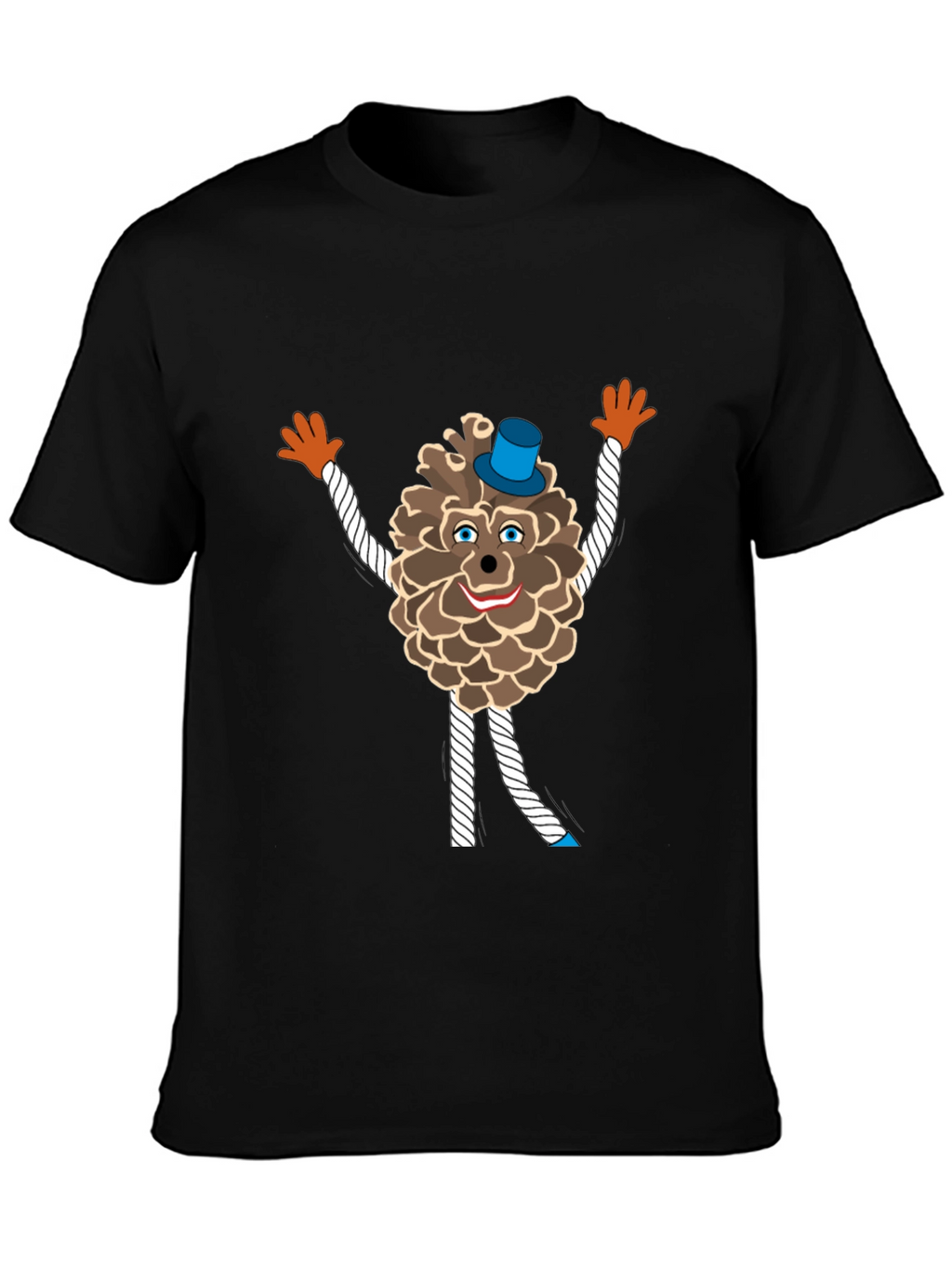 Fun Pine Cone Cartoon T-Shirt
