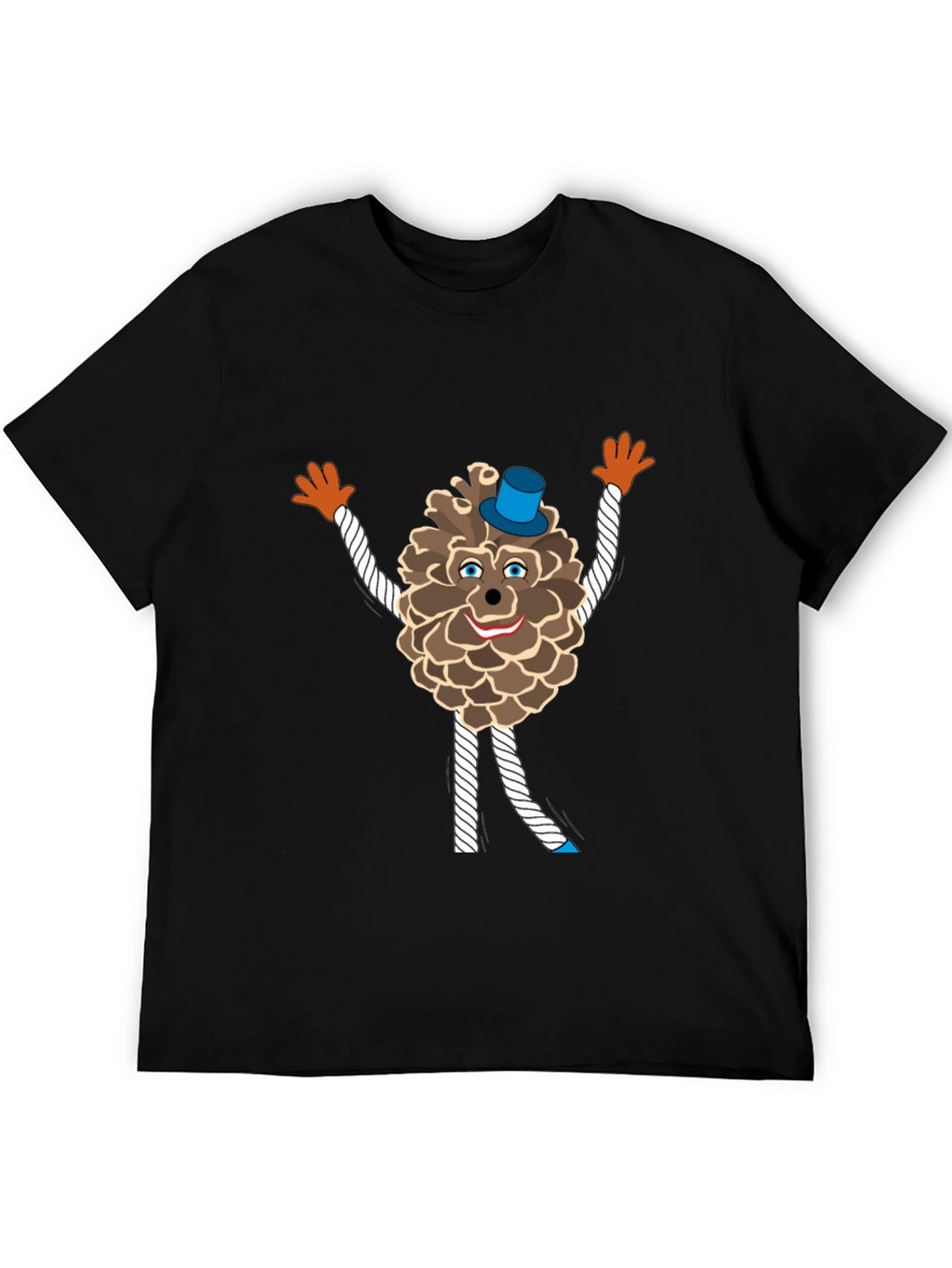 Fun Pine Cone Cartoon T-Shirt