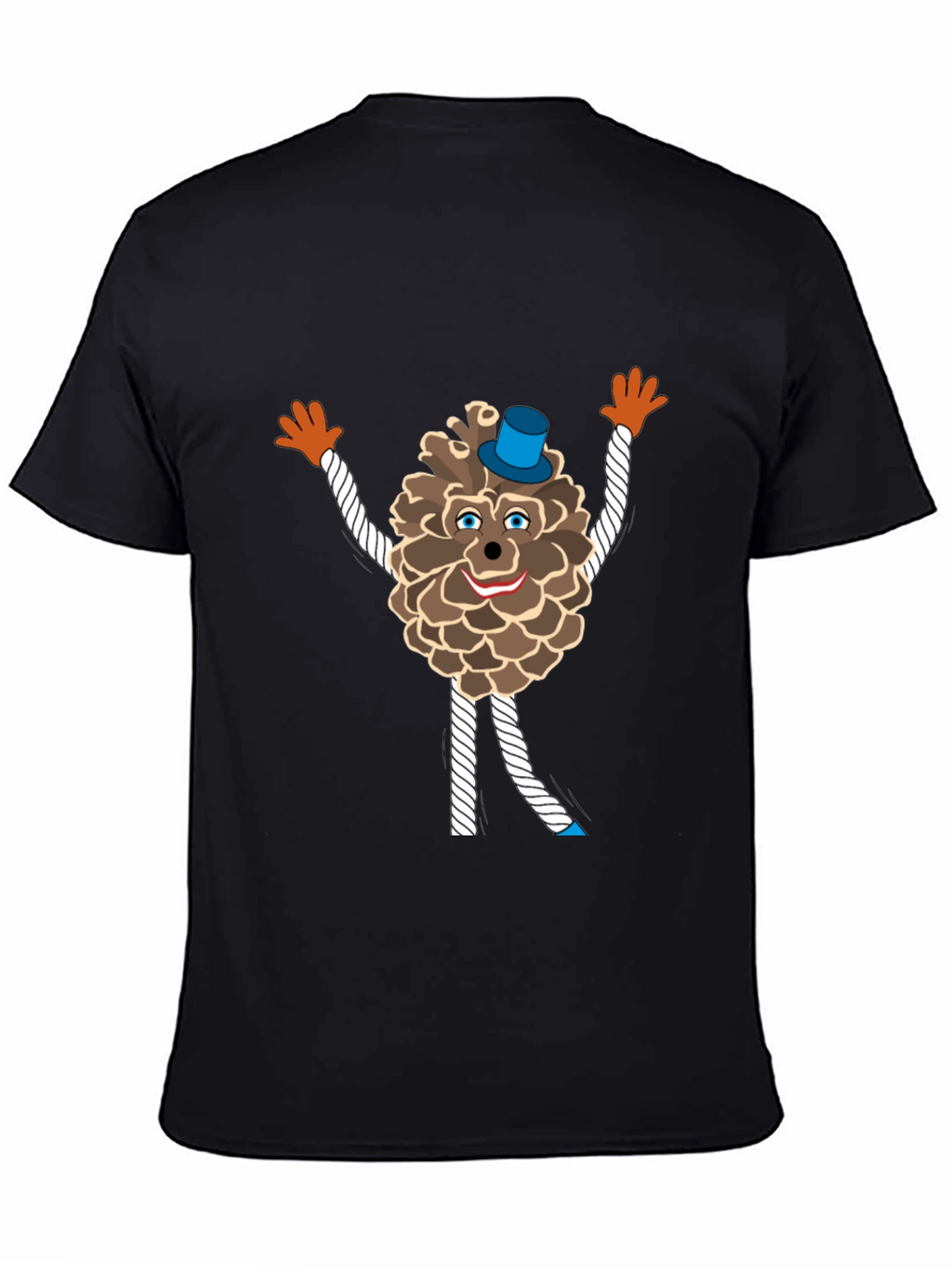 Fun Pine Cone Cartoon T-Shirt