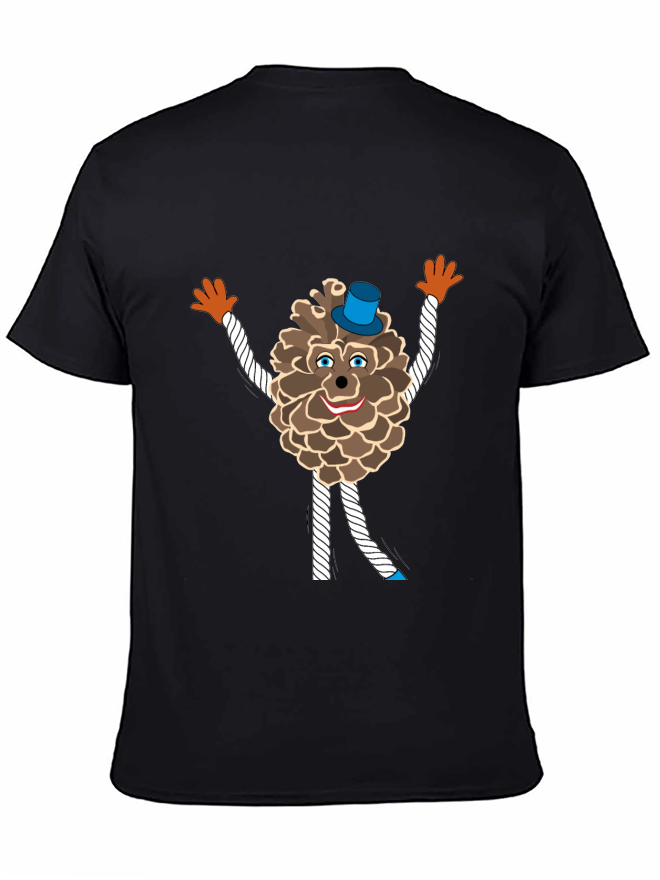 Fun Pine Cone Cartoon T-Shirt