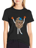 Fun Pine Cone Cartoon T-Shirt