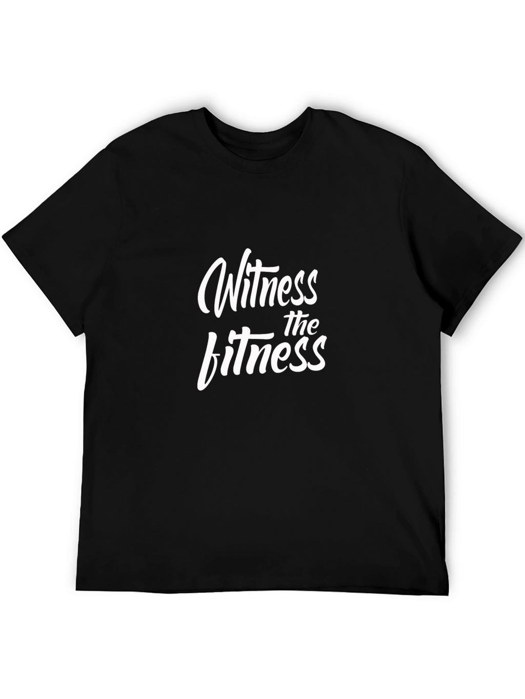 Witness the Fitness Black Graphic T-Shirt