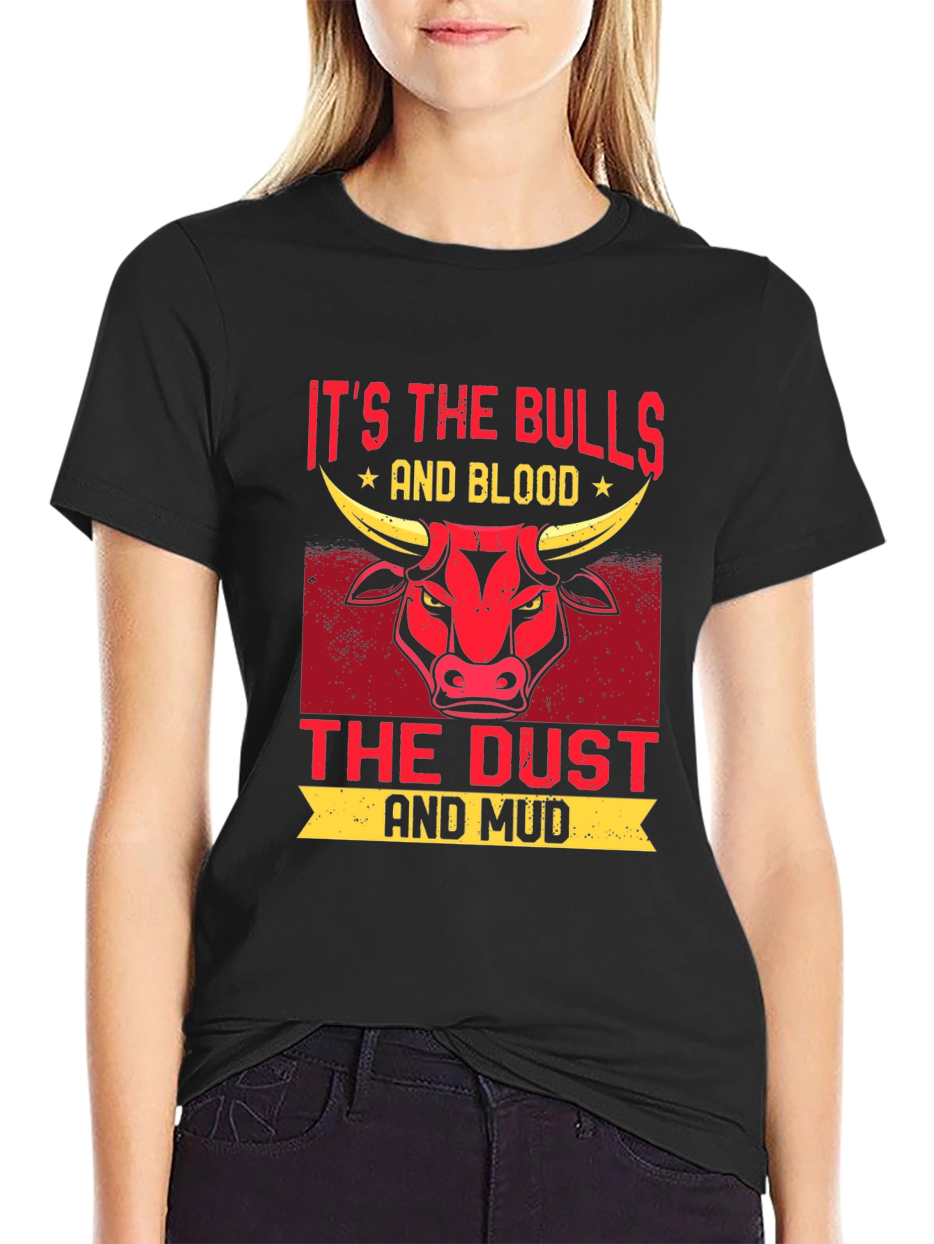 Bulls Blood Dust Mud Graphic T-Shirt