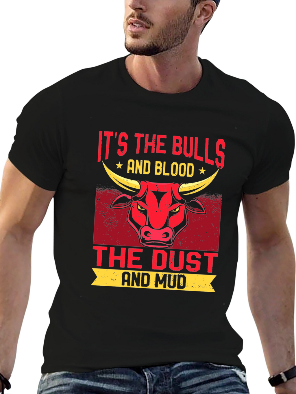 Bulls Blood Dust Mud Graphic T-Shirt