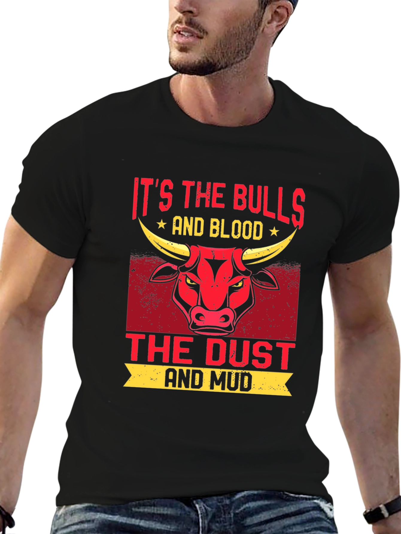 Bulls Blood Dust Mud Graphic T-Shirt
