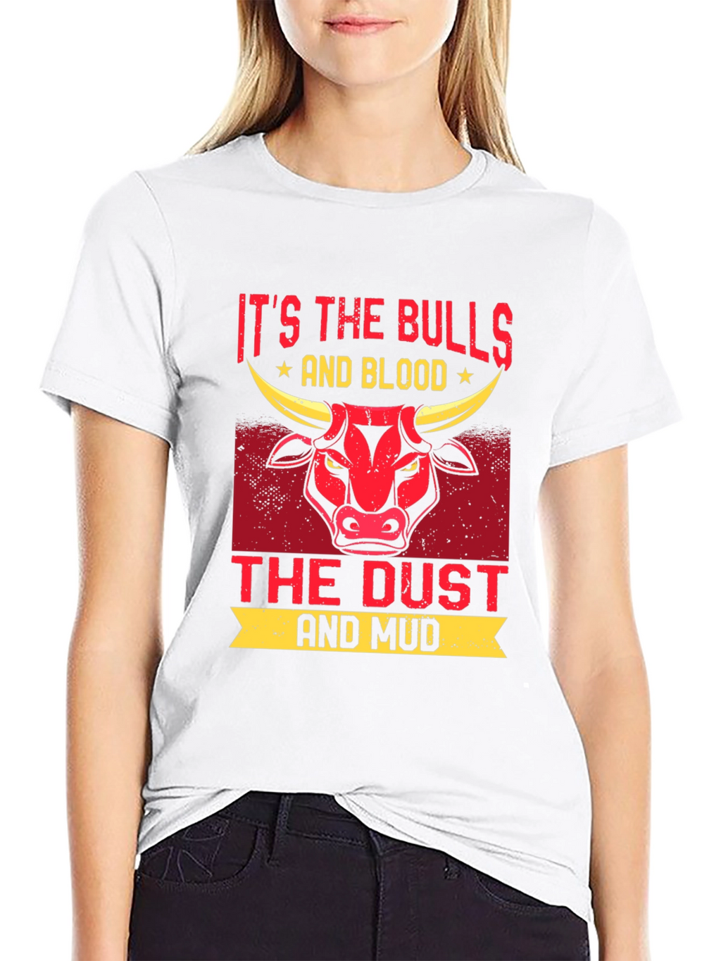 Bulls Blood Dust Mud Graphic T-Shirt