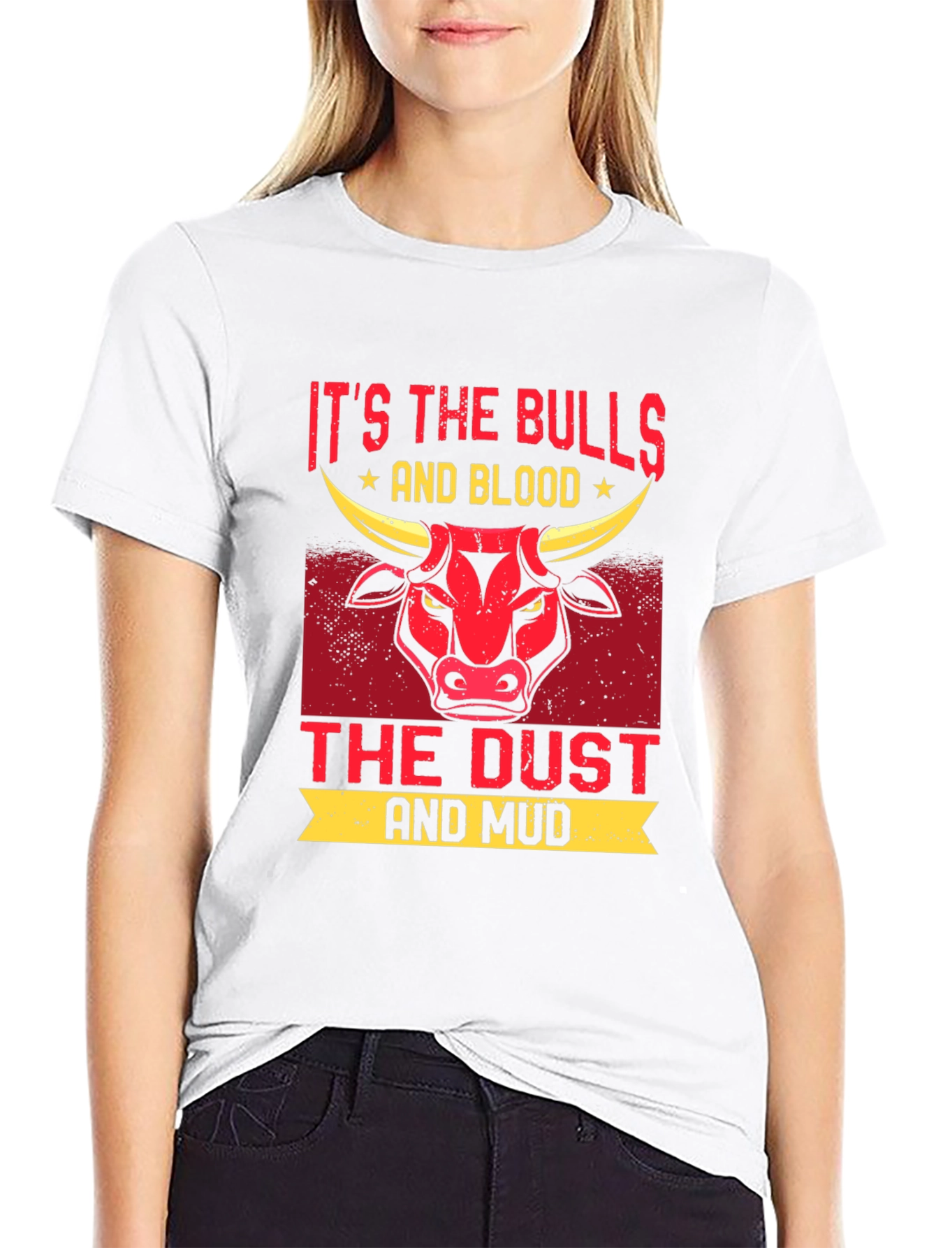 Bulls Blood Dust Mud Graphic T-Shirt