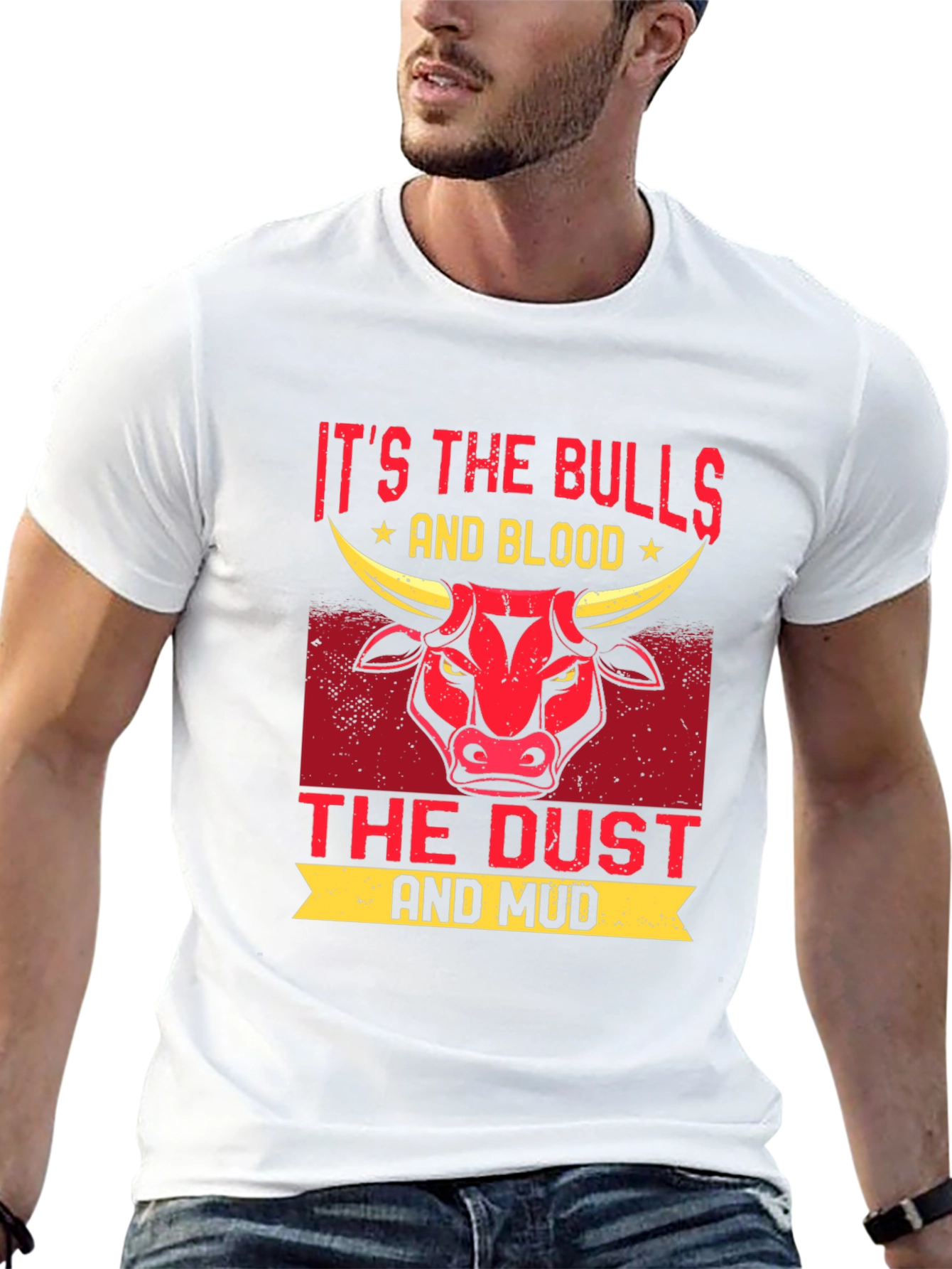 Bulls Blood Dust Mud Graphic T-Shirt