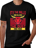 Bulls Blood Dust Mud Graphic T-Shirt
