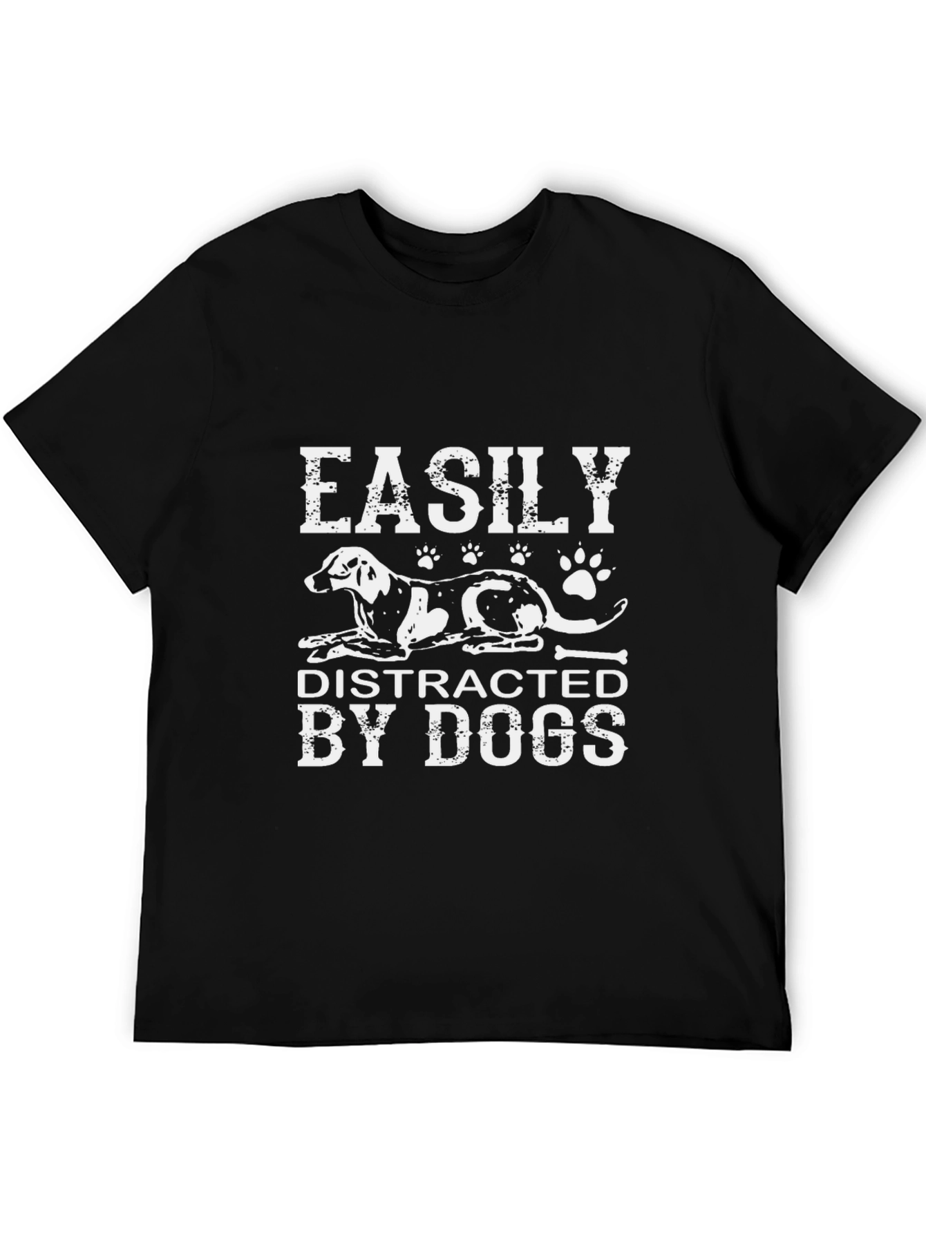 Easily Distracted By Dogs Graphic Tee