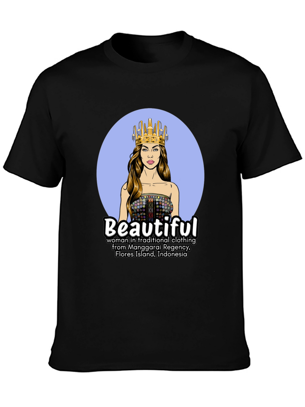 Traditional Indonesian Woman Graphic T-Shirt