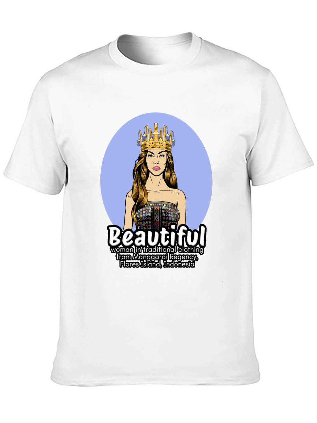 Traditional Indonesian Woman Graphic T-Shirt