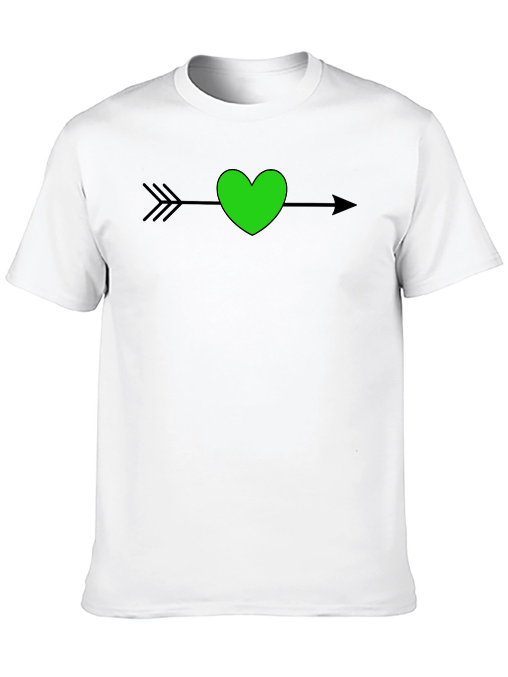 Heart Arrow T-Shirt - Stylish Graphic Tee