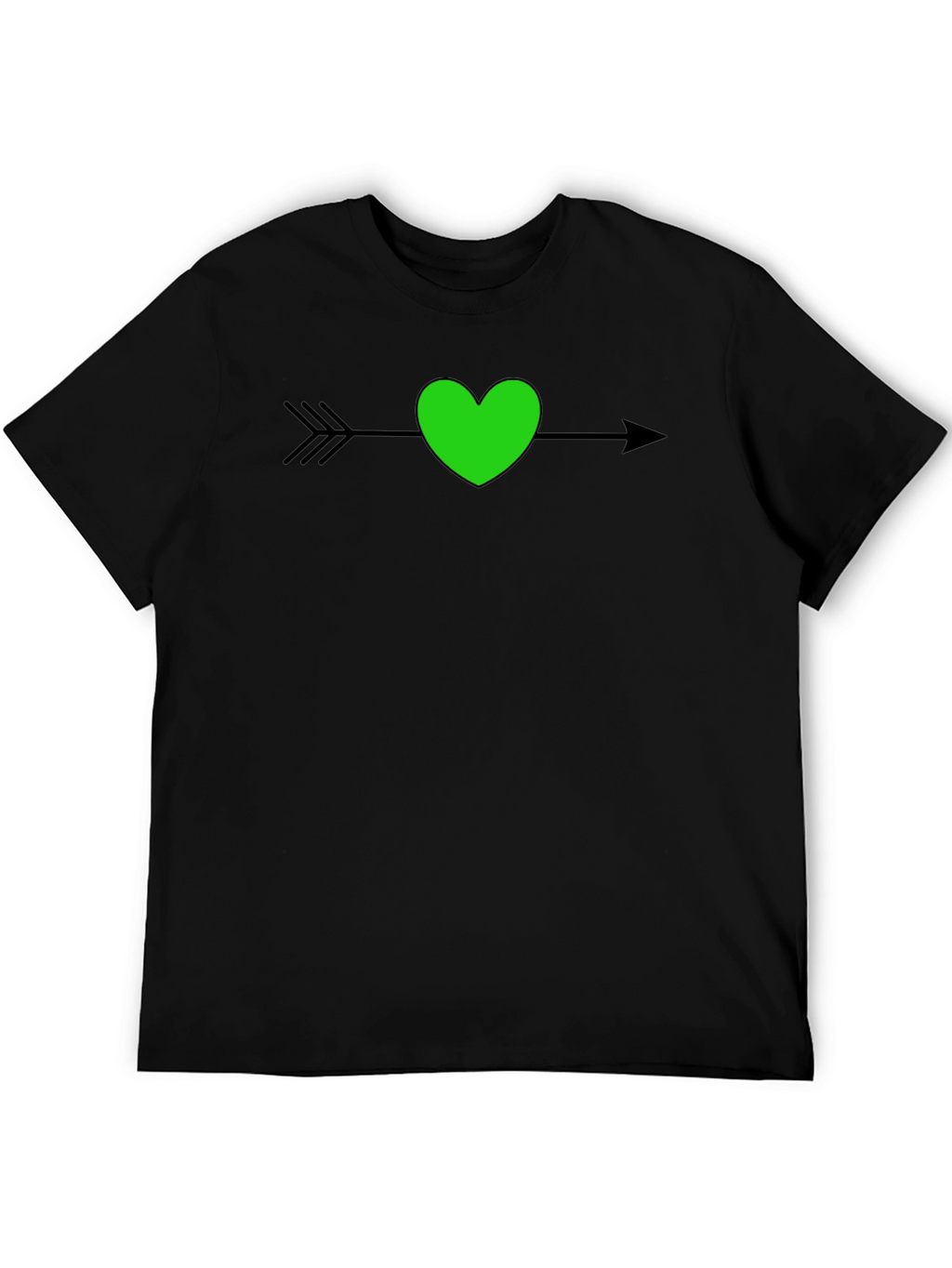 Heart Arrow T-Shirt - Stylish Graphic Tee