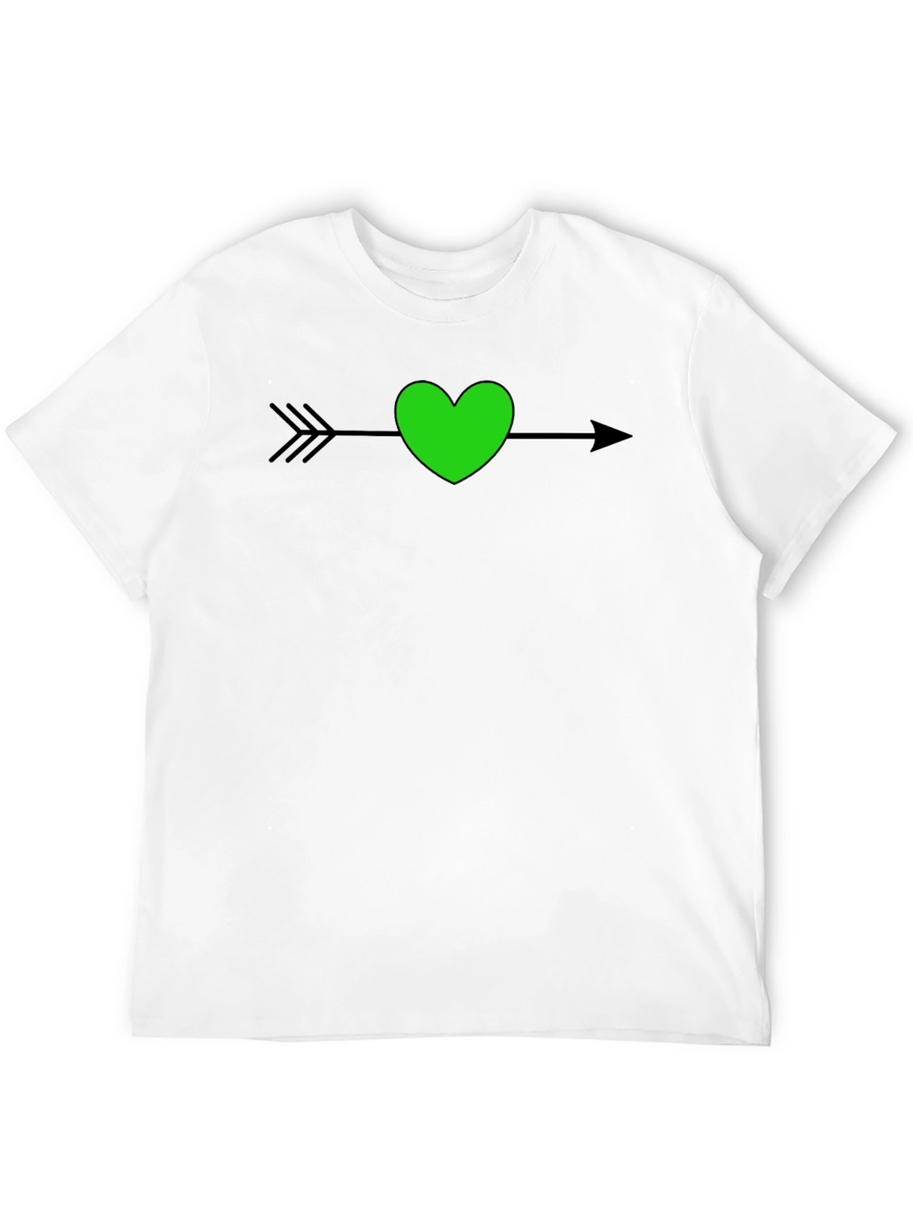 Heart Arrow T-Shirt - Stylish Graphic Tee