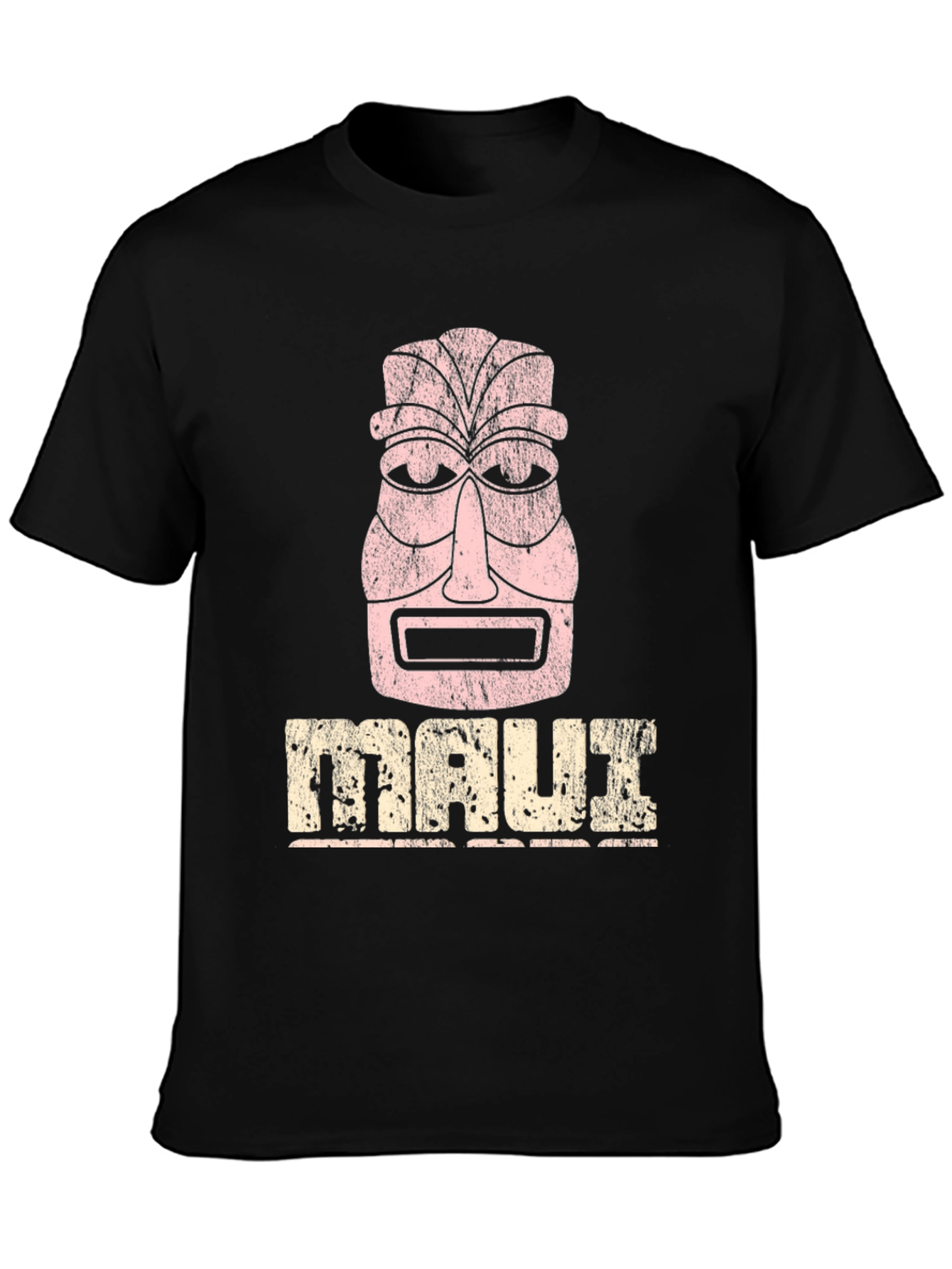 Maui Tiki Graphic T-Shirt - Vintage Style Tee