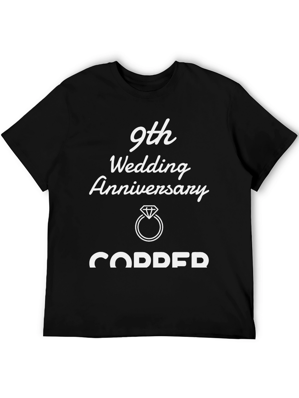 9th Wedding Anniversary Copper T-Shirt