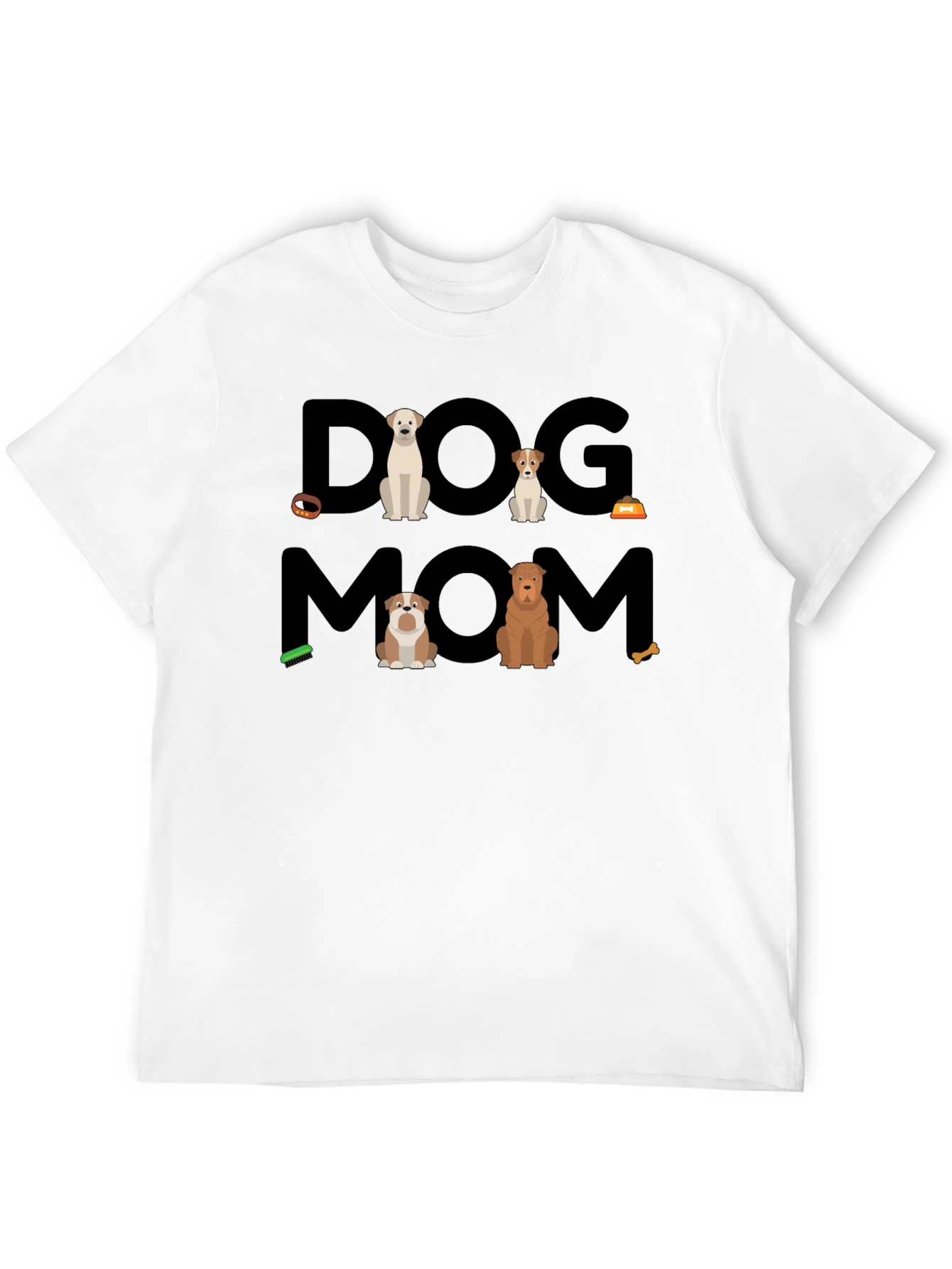 Dog Mom T-Shirt Cute Dog Lover Tee