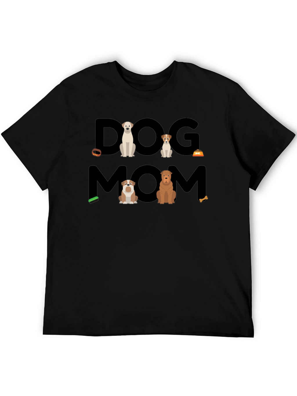 Dog Mom T-Shirt Cute Dog Lover Tee