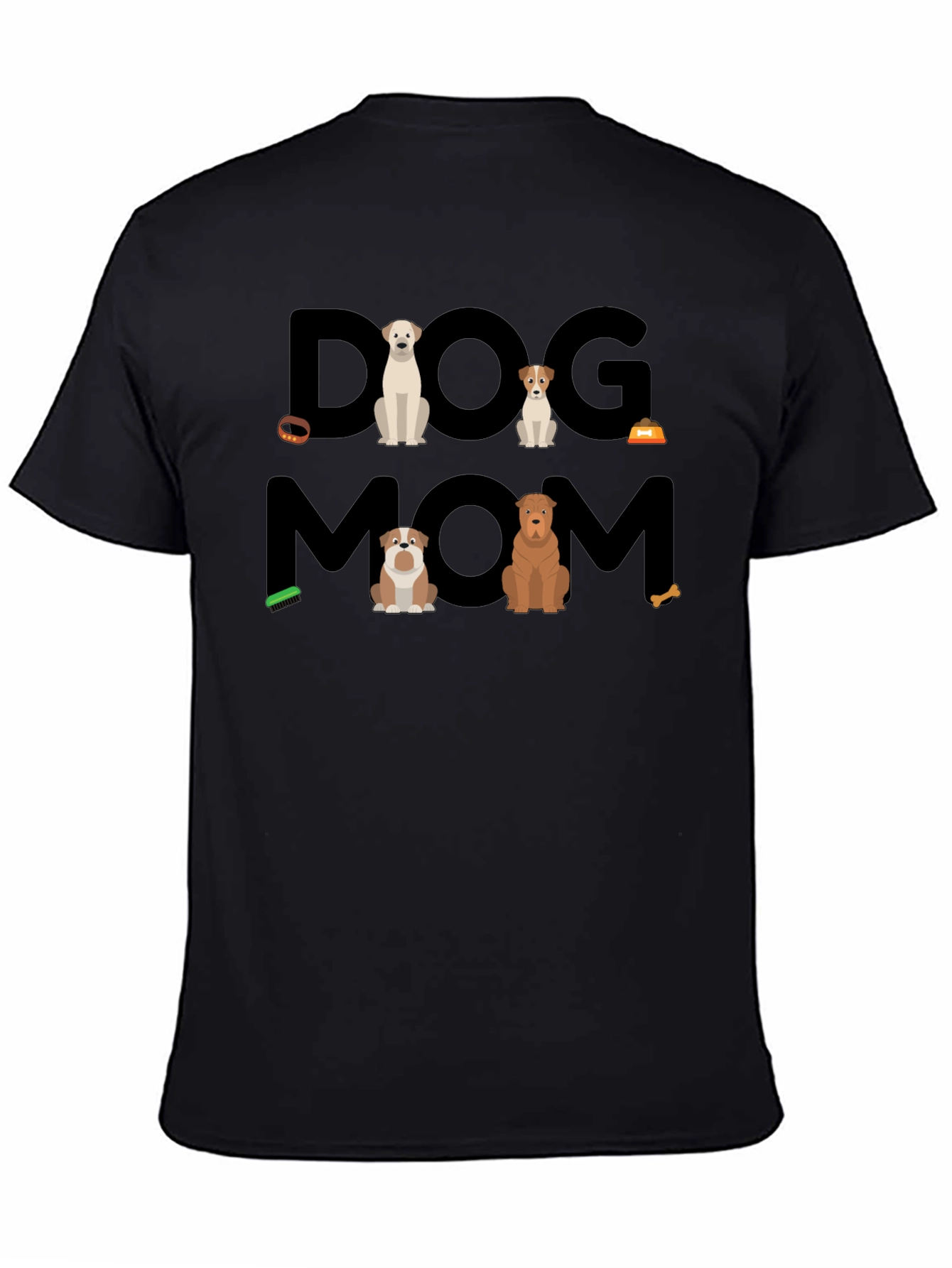 Dog Mom T-Shirt Cute Dog Lover Tee