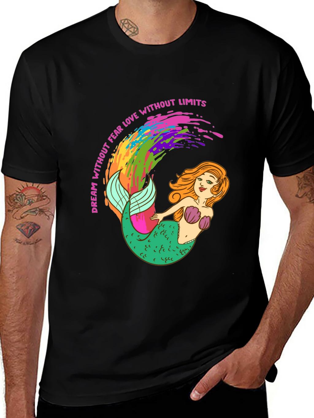 Mermaid Pride Tee - Dream Without Fear