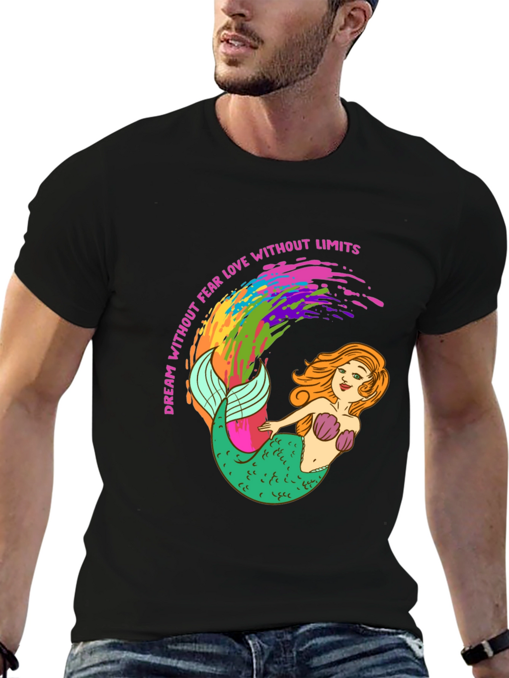 Mermaid Pride Tee - Dream Without Fear