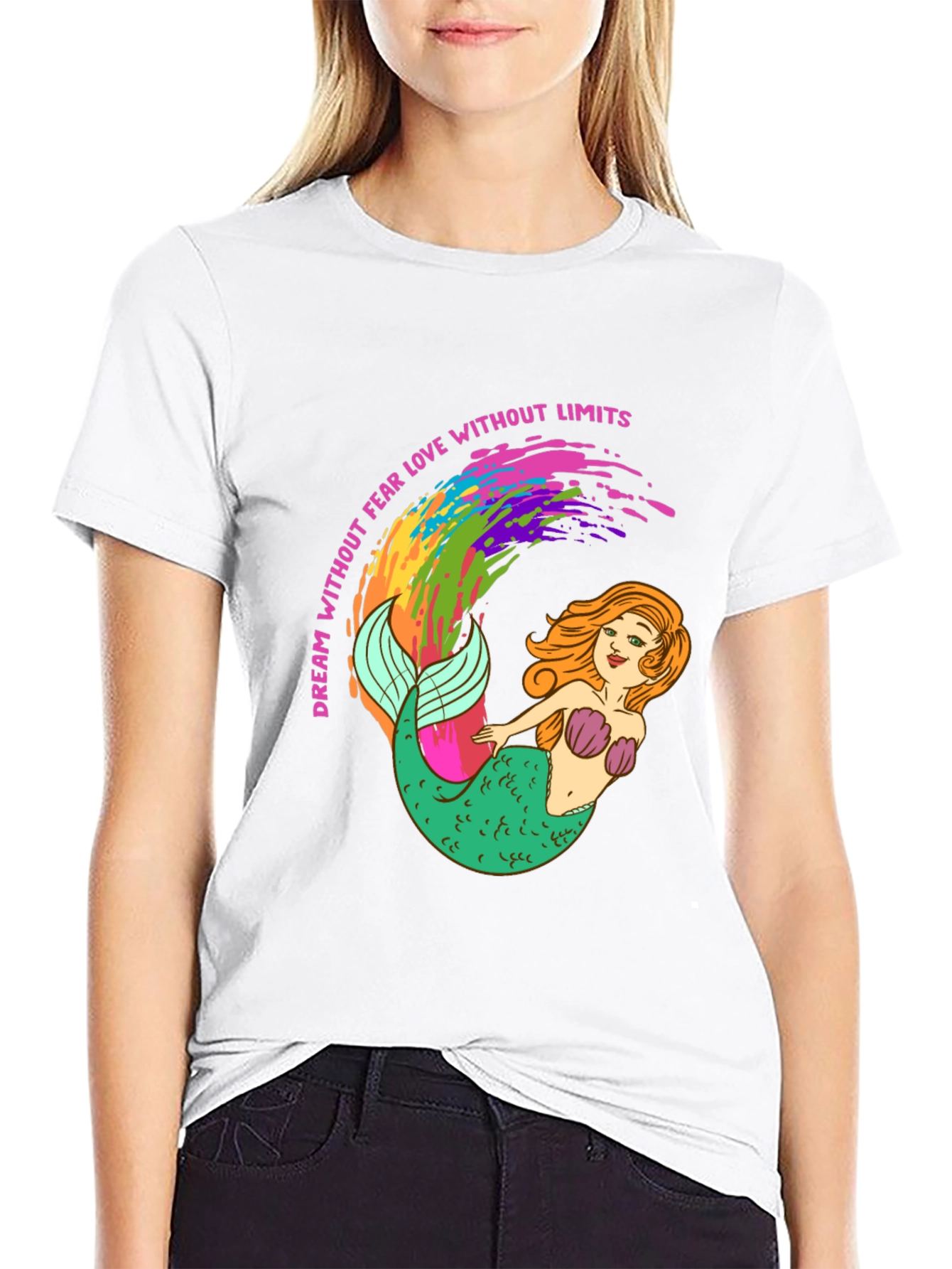 Mermaid Pride Tee - Dream Without Fear