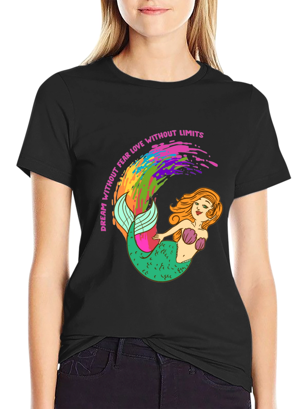 Mermaid Pride Tee - Dream Without Fear