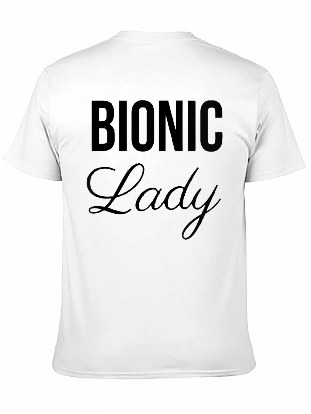 Bionic Lady Black T-Shirt