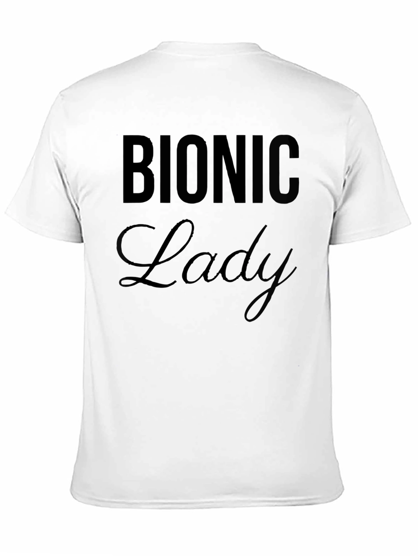 Bionic Lady Black T-Shirt