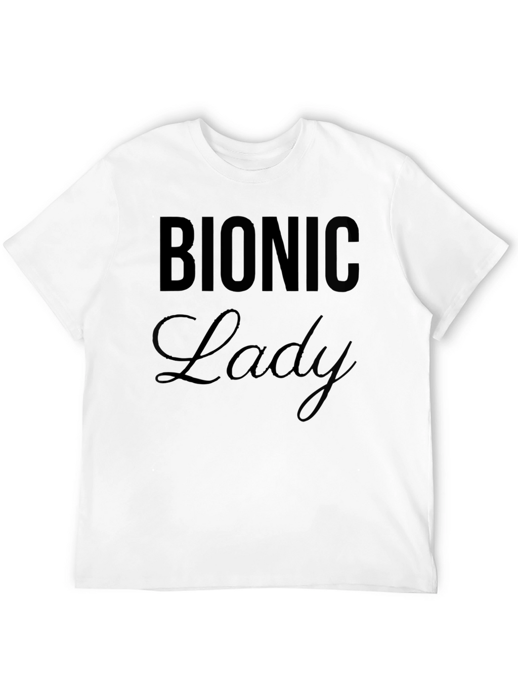 Bionic Lady Black T-Shirt