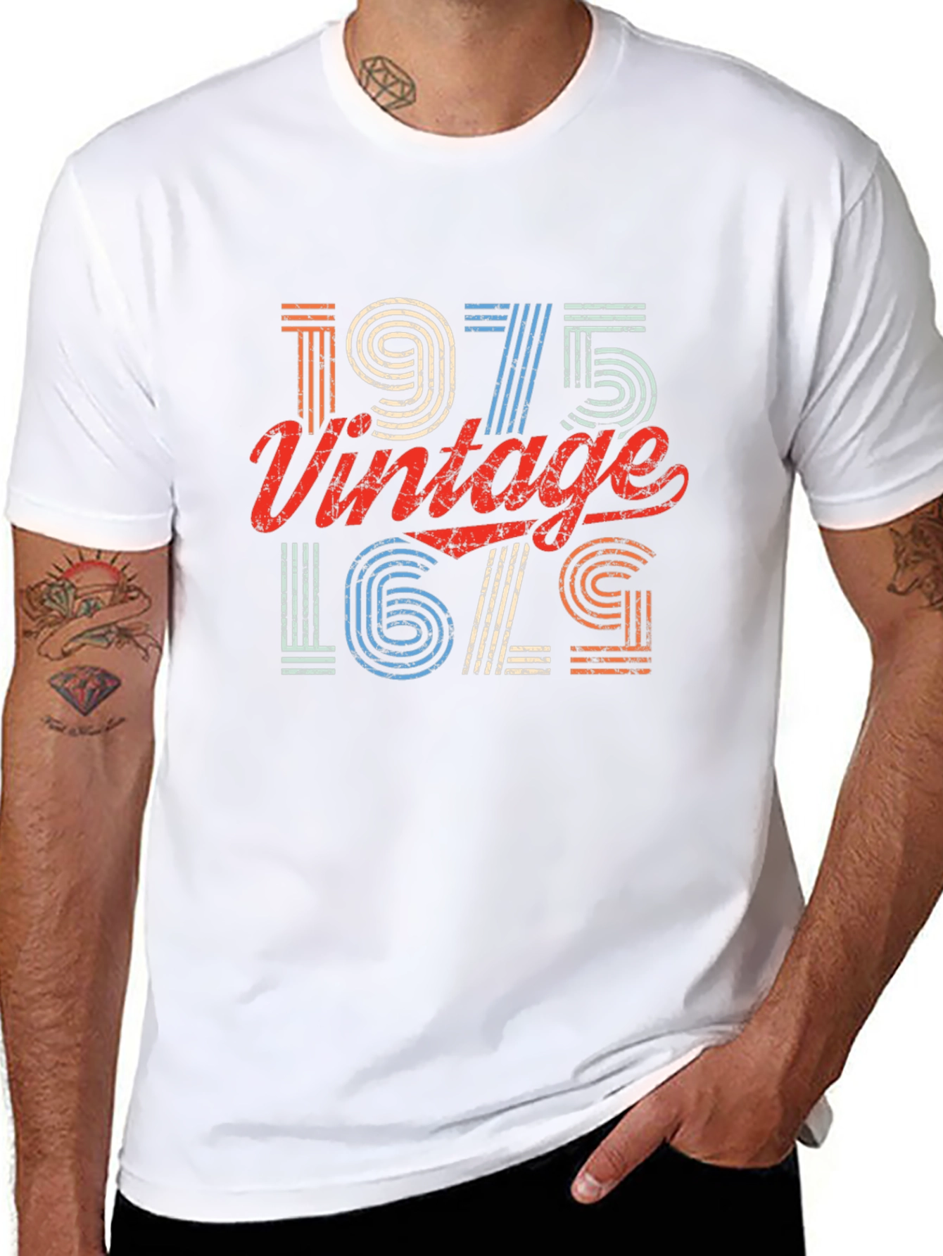 Vintage 1975 Graphic Tee - Retro Style
