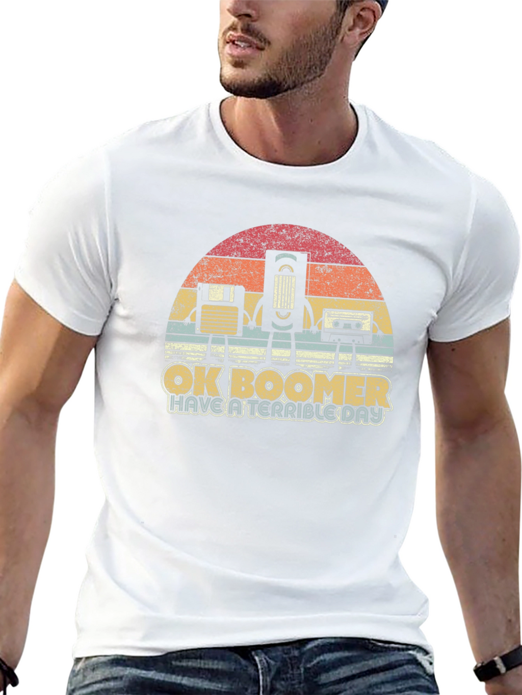 Retro Ok Boomer Graphic Tee