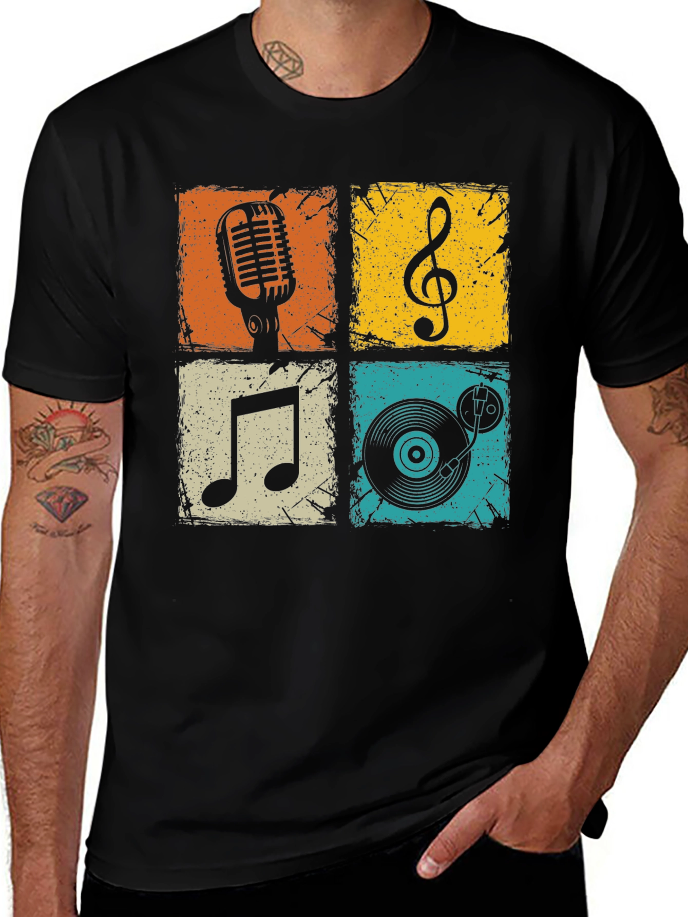 Retro Music Lovers T-Shirt