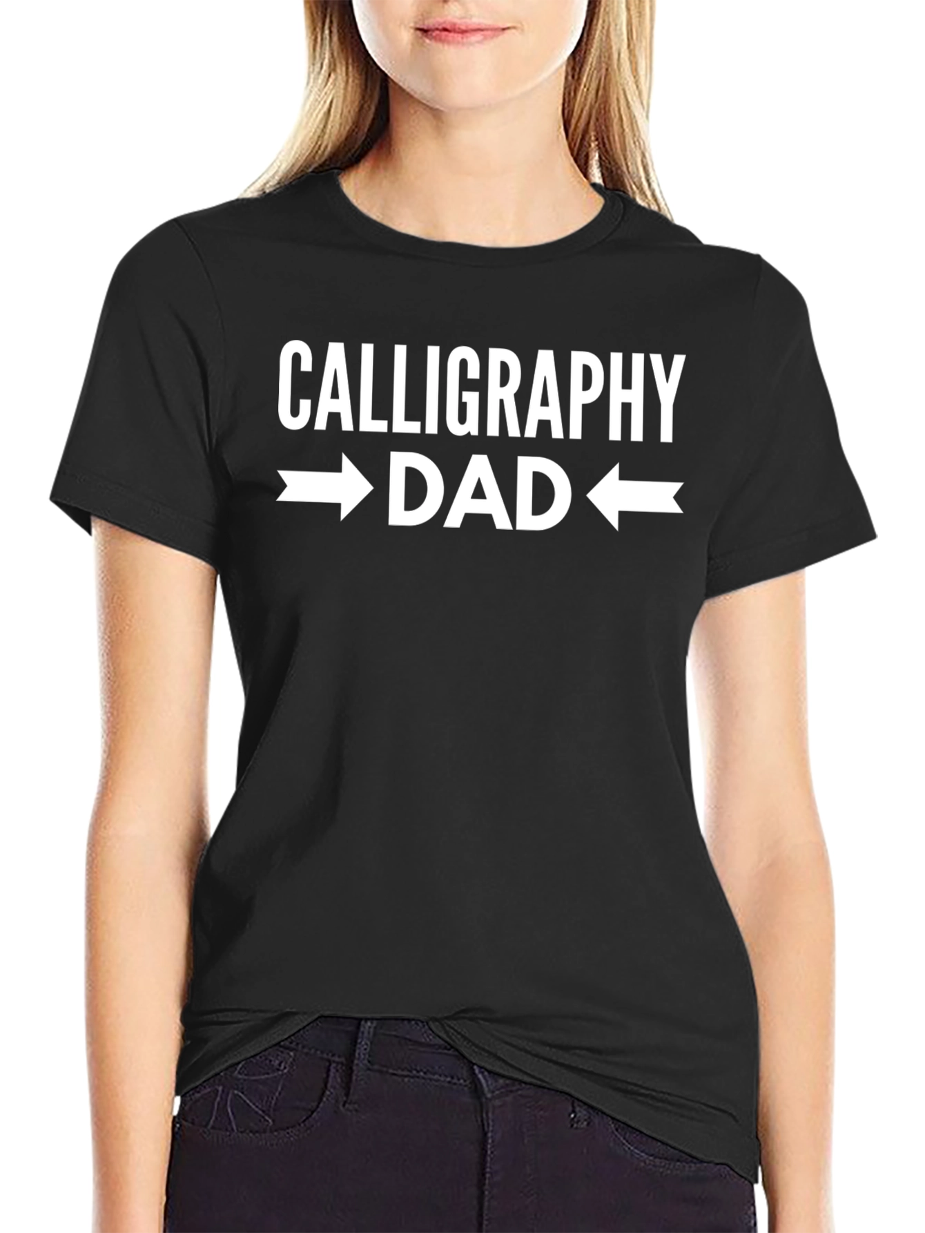 Calligraphy Dad Funny T-Shirt