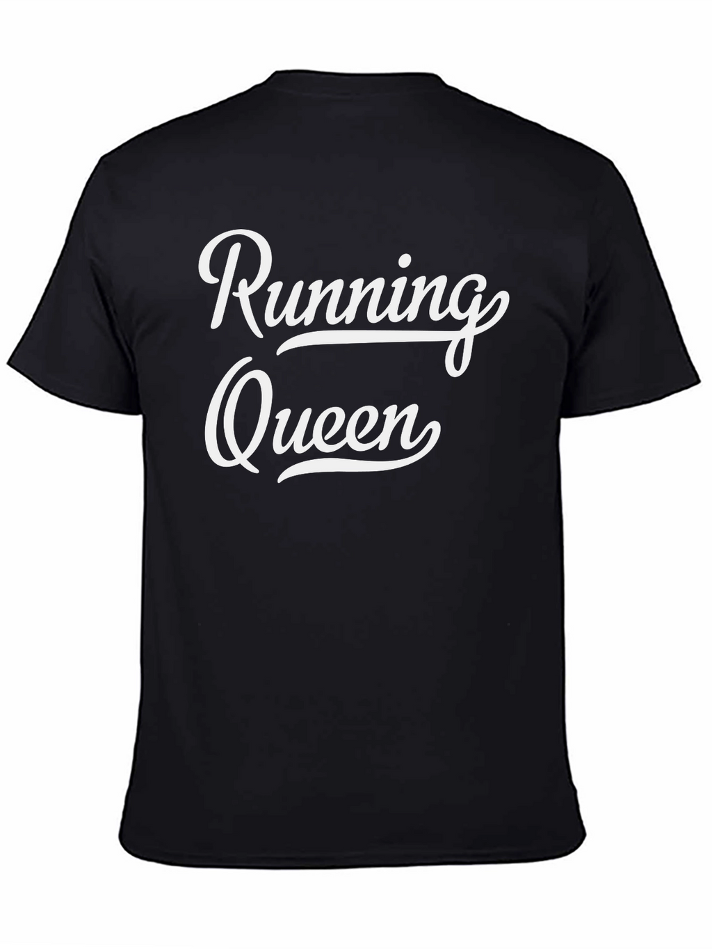 Running Queen Black Graphic T-Shirt