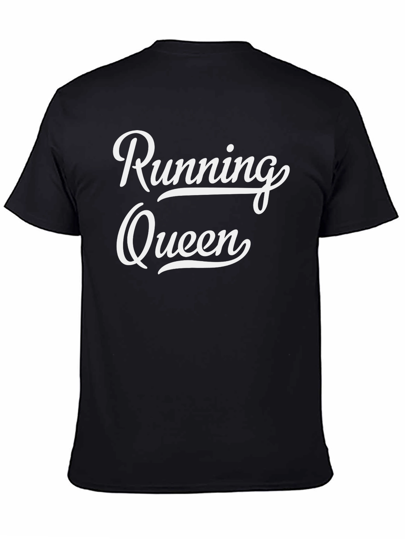 Running Queen Black Graphic T-Shirt