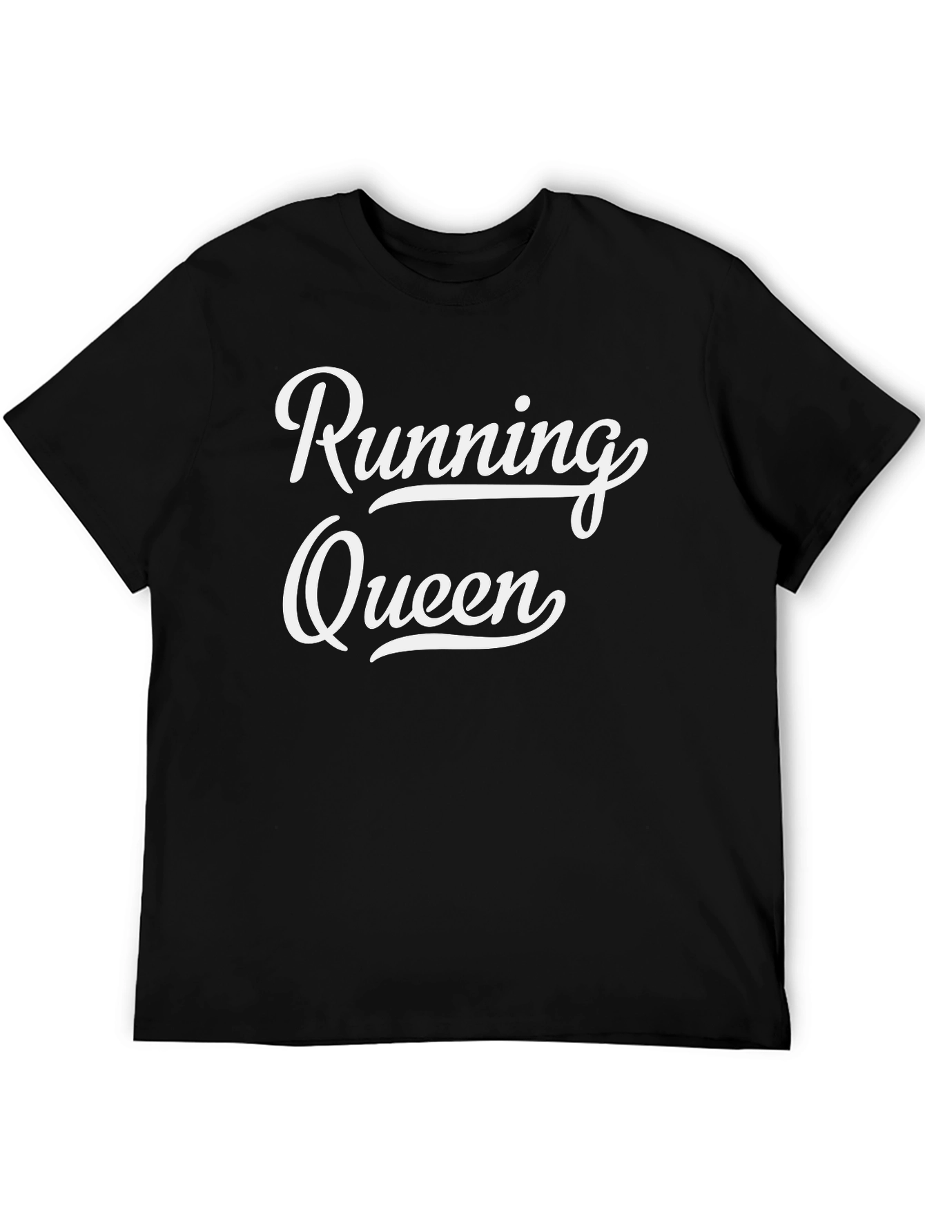 Running Queen Black Graphic T-Shirt