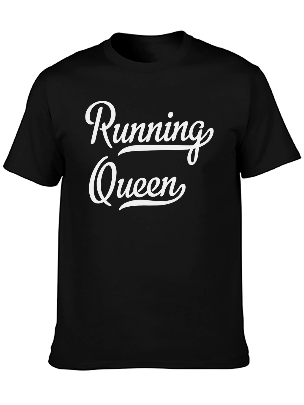 Running Queen Black Graphic T-Shirt
