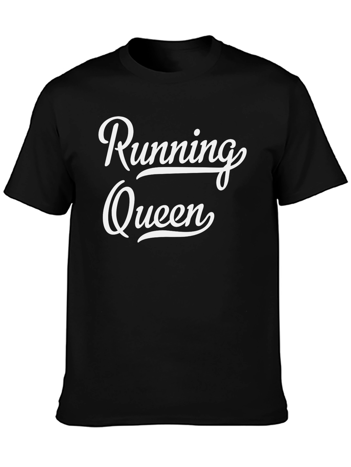 Running Queen Black Graphic T-Shirt
