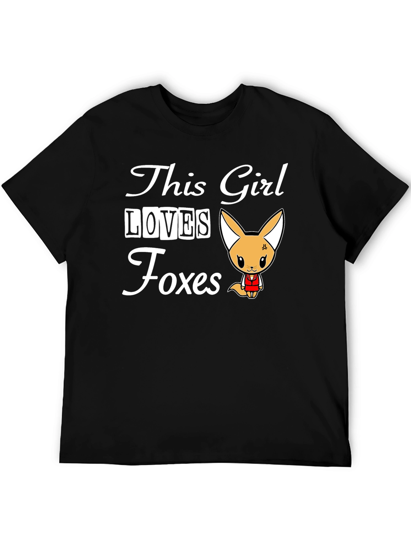 This Girl Loves Foxes - Graphic Tee