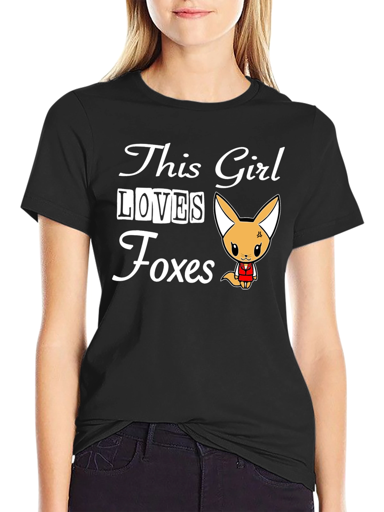 This Girl Loves Foxes - Graphic Tee