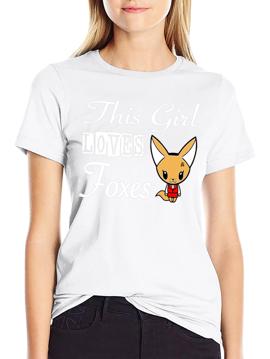 This Girl Loves Foxes - Graphic Tee