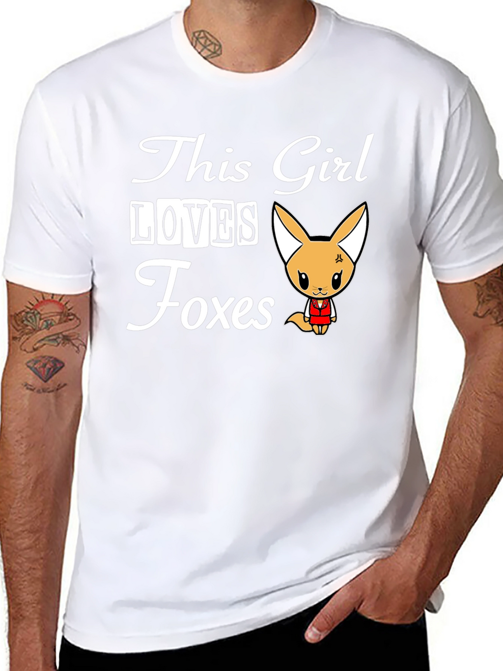 This Girl Loves Foxes - Graphic Tee