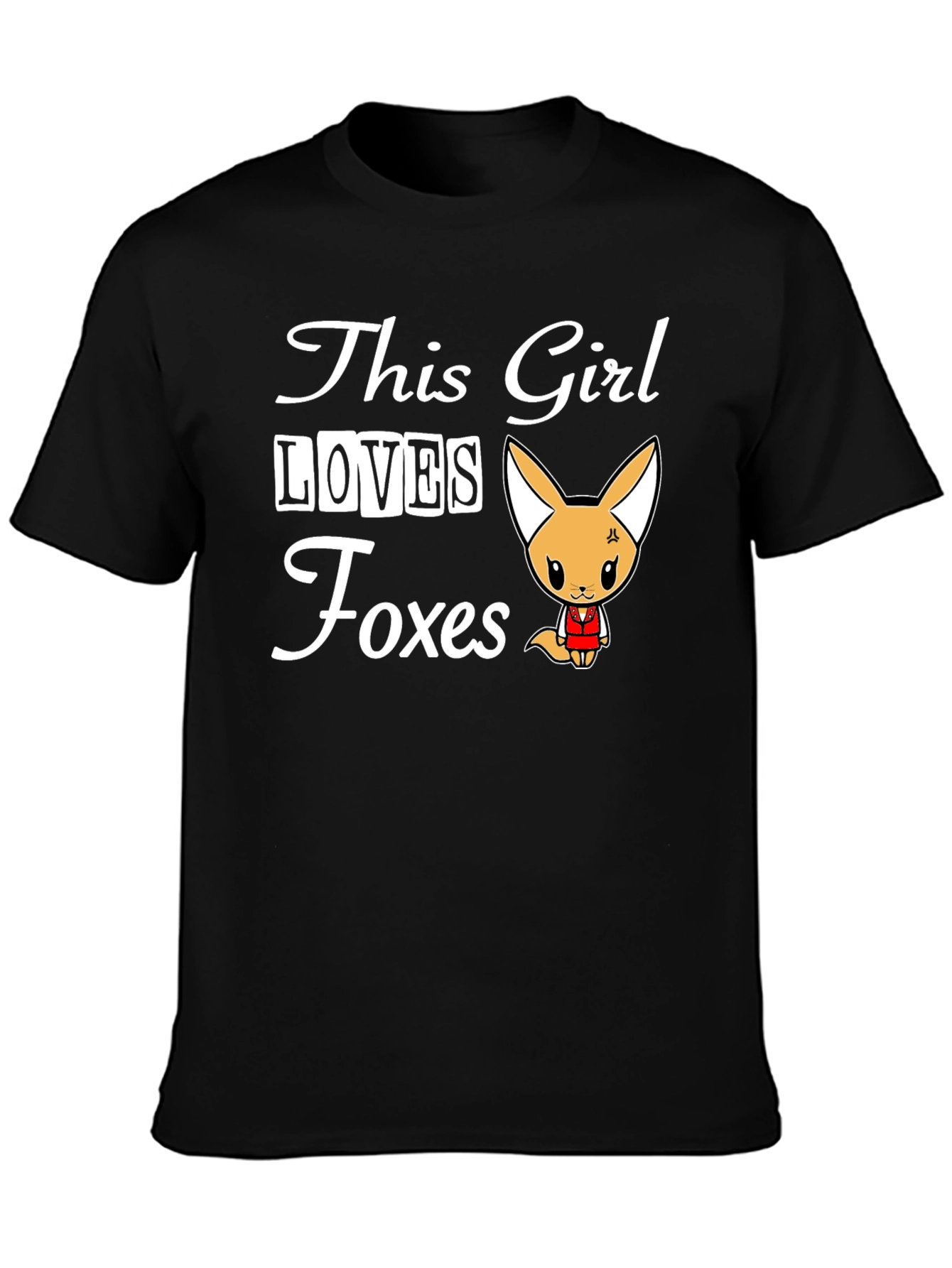 This Girl Loves Foxes - Graphic Tee