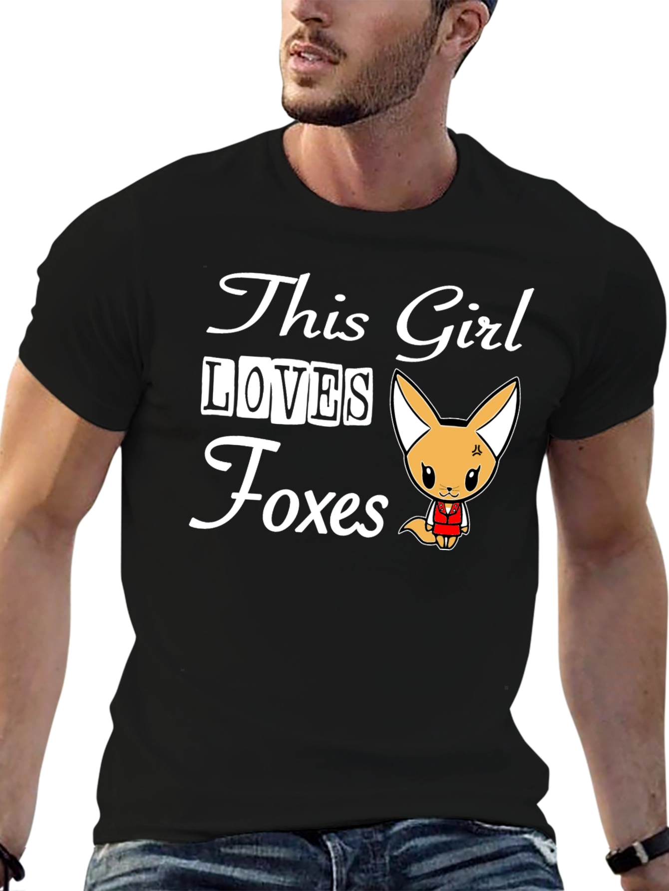 This Girl Loves Foxes - Graphic Tee