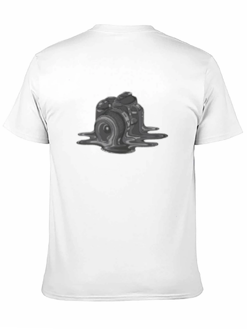 Melting Camera Graphic Tee - Unique Design